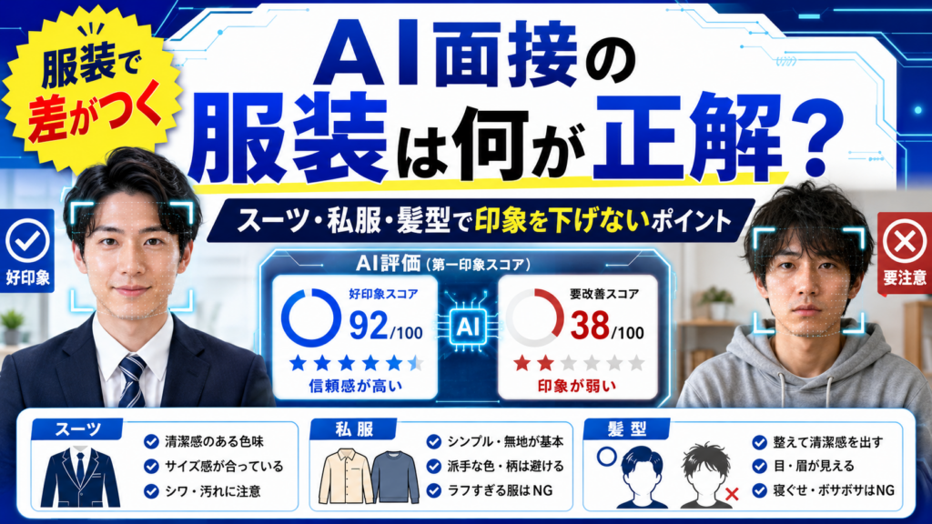AI面接服装